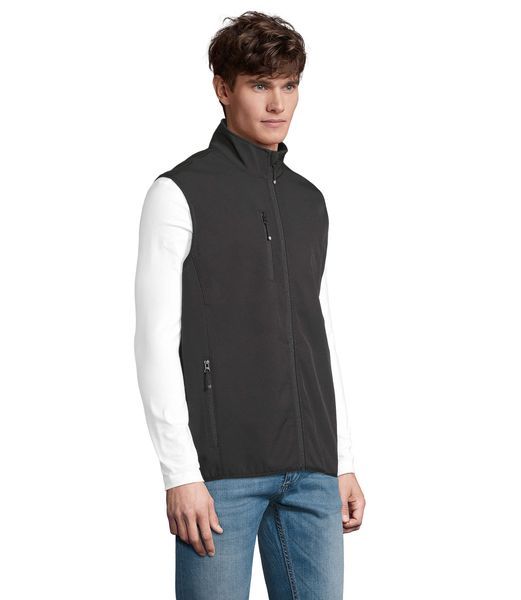 Créez une veste sans manche personnalisée Softshell Sol's Falcon pour homme | Sol's