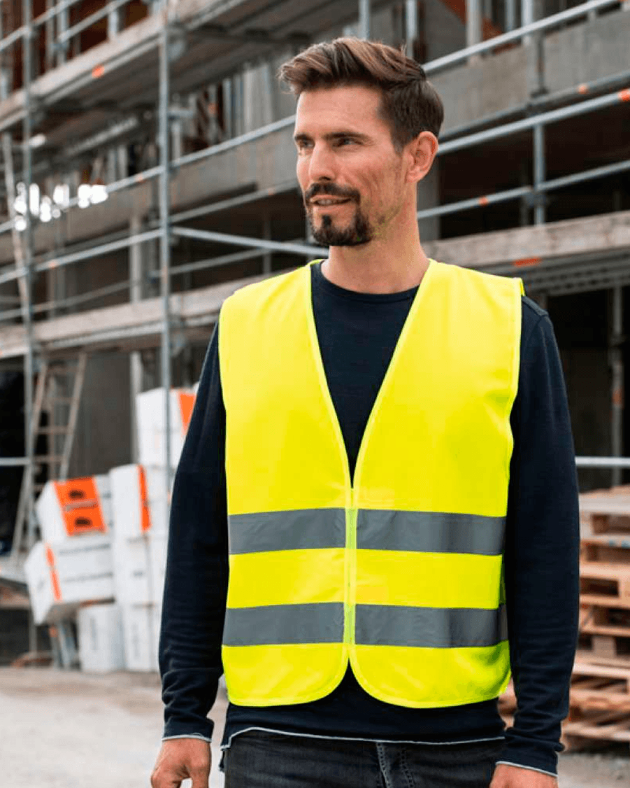 Korntex Gilet de sécurité unisexe avec bandes réfléchissantes à personnaliser