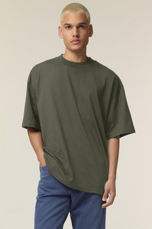 Stanley & Stella Blaster 2.0 T-shirt oversize à col montant imprimé | Stanley/Stella