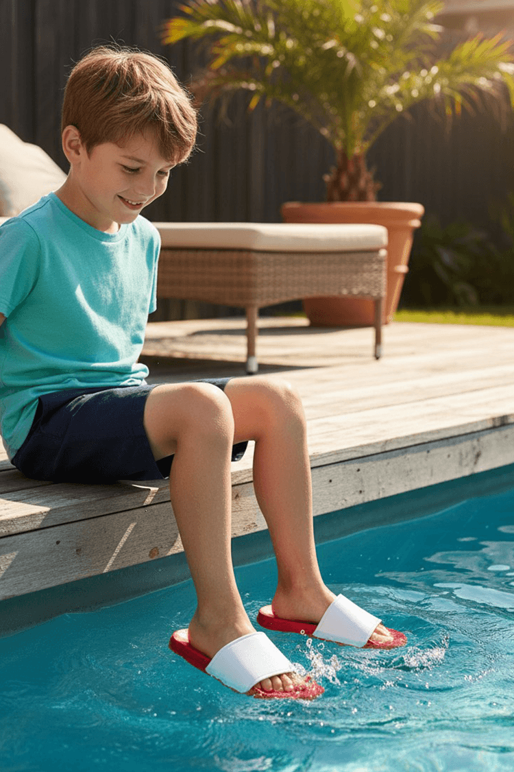 Claquettes enfant personnalisées - semelle antidérapante | PrintEQ
