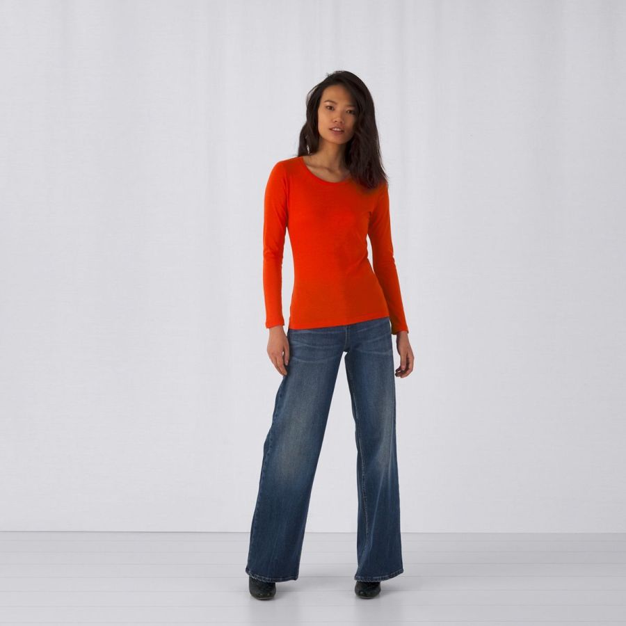 B&C Inspire T-shirt à manches longues personnalisé pour femme | B&C