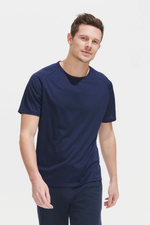 Créez un T-shirt personnalisé pour homme Sol's Sporty Raglan | Sol's