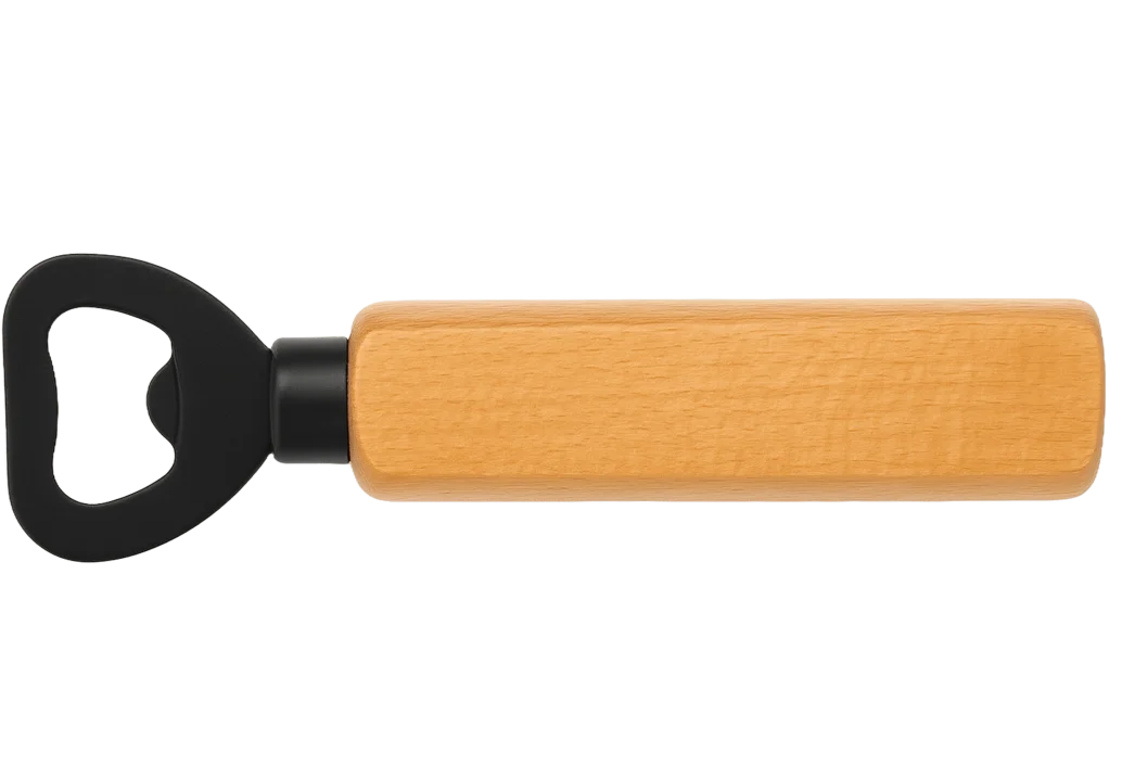 Décapsuleur imprimé en bois FSC