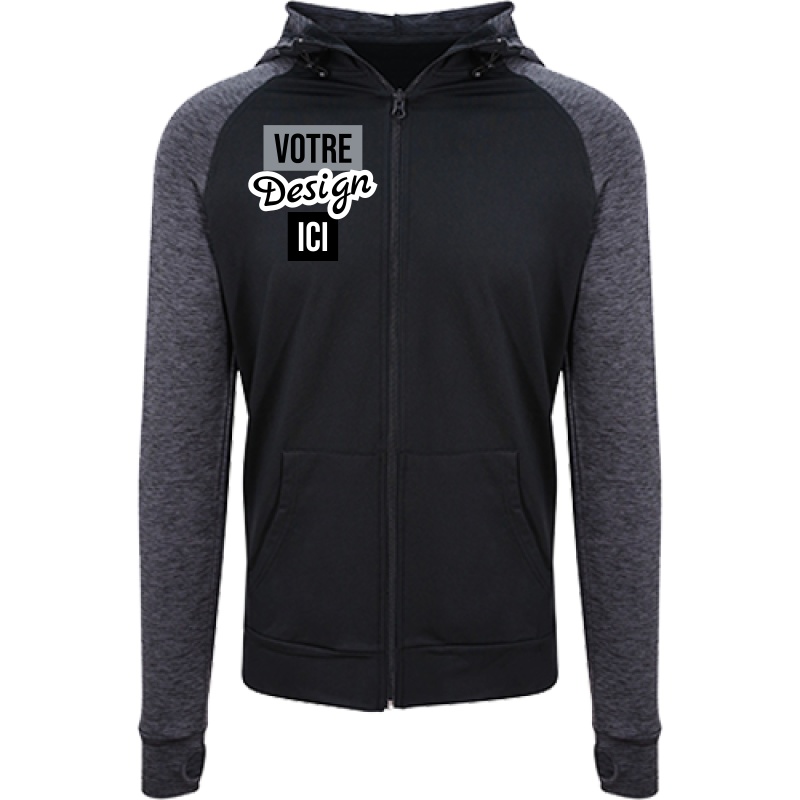 Just Cool Men's Cool Contrast Zoodie