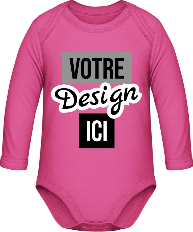 Babybugz Organic Baby LS Bodysuit à personnaliser