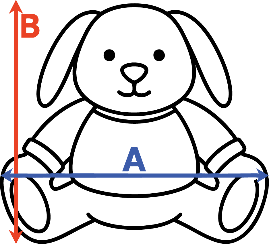 Peluche Lapin Dimensions
