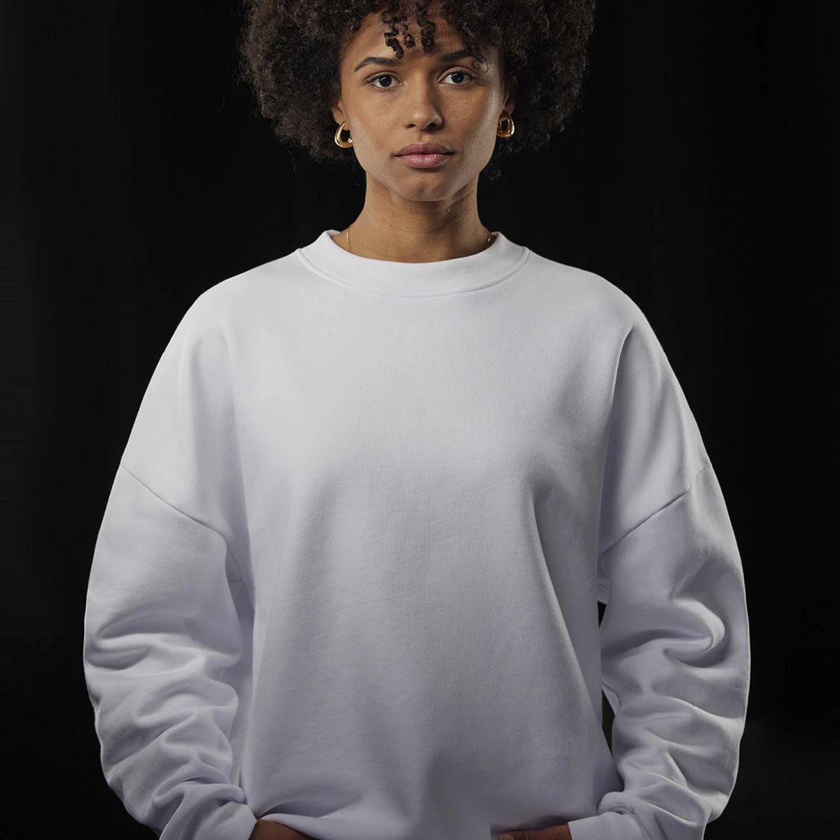 B&C Oversized Influence Crew Sweatshirt bedrucken | B&C