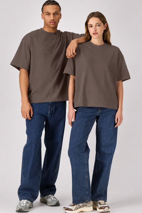 Stanley Stella Asher Schweres Oversized Unisex T-Shirt bedrucken | Stanley & Stella