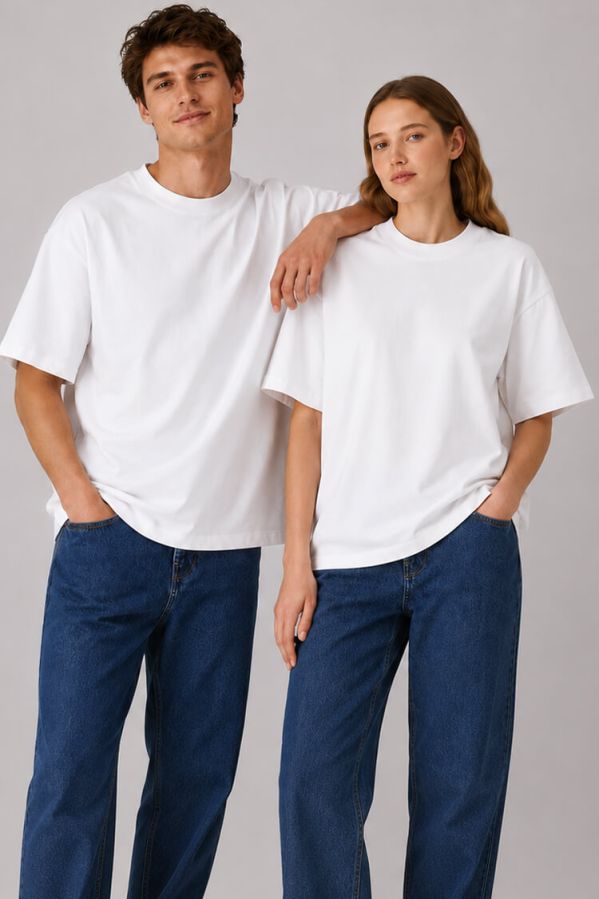 Stanley Stella Asher Schweres Oversized Unisex T-Shirt bedrucken | Stanley & Stella