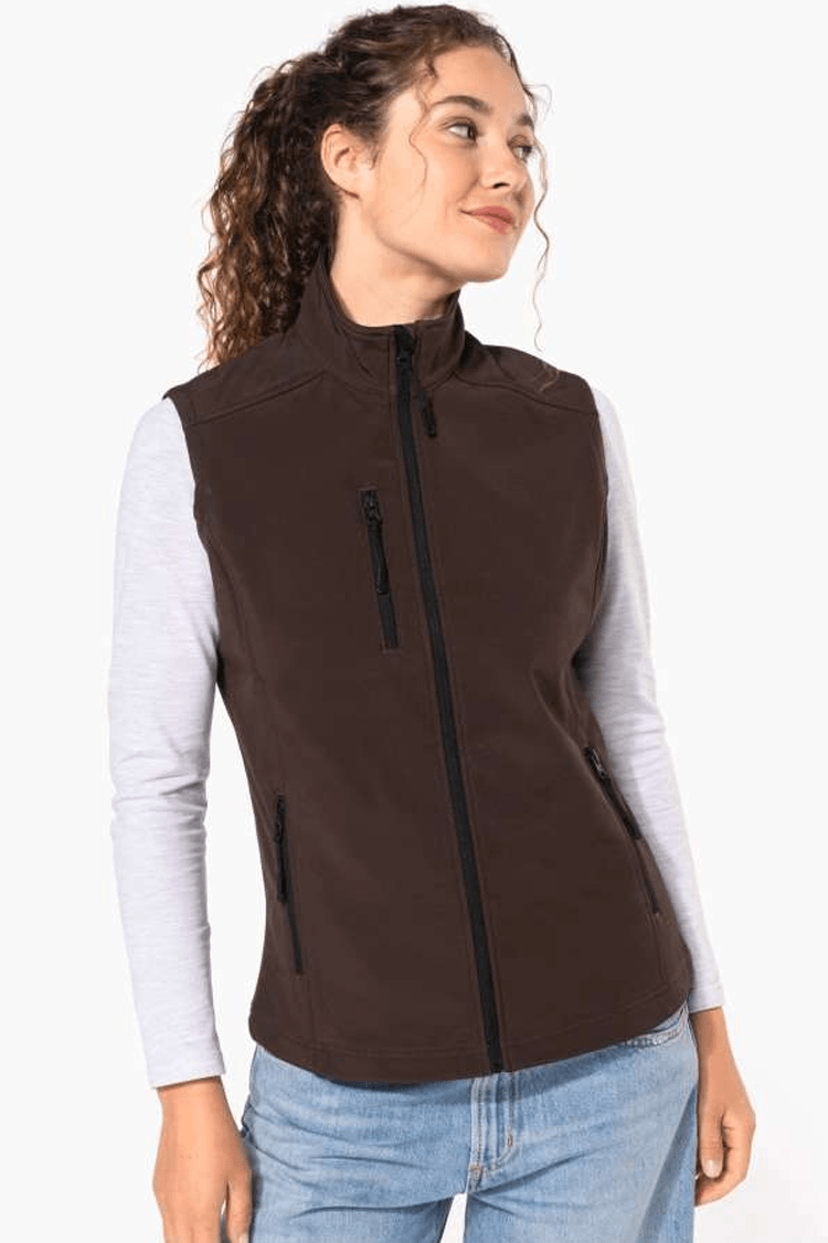 Kariban Softshellweste für Damen bedrucken lassen - 3-lagig | Kariban