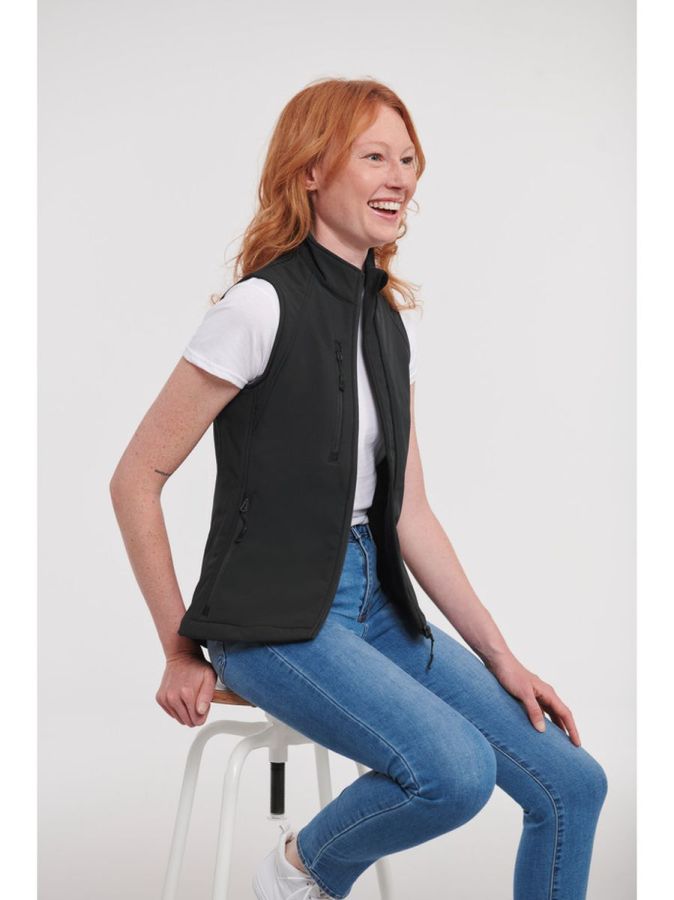Russell Softshell Weste für Damen bedrucken | Russell