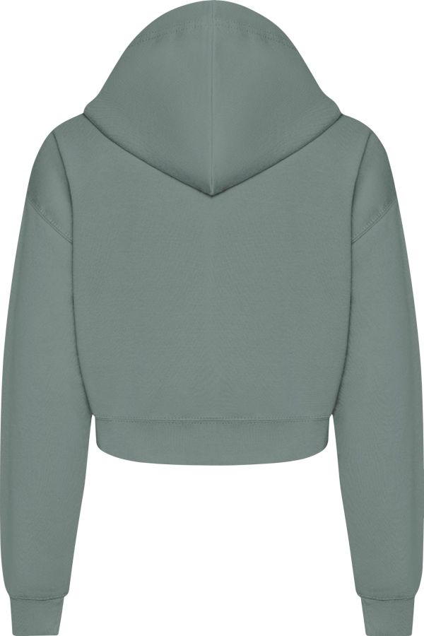 Crop-Top Zoodie Damen Hoodie bedrucken | Just Hoods