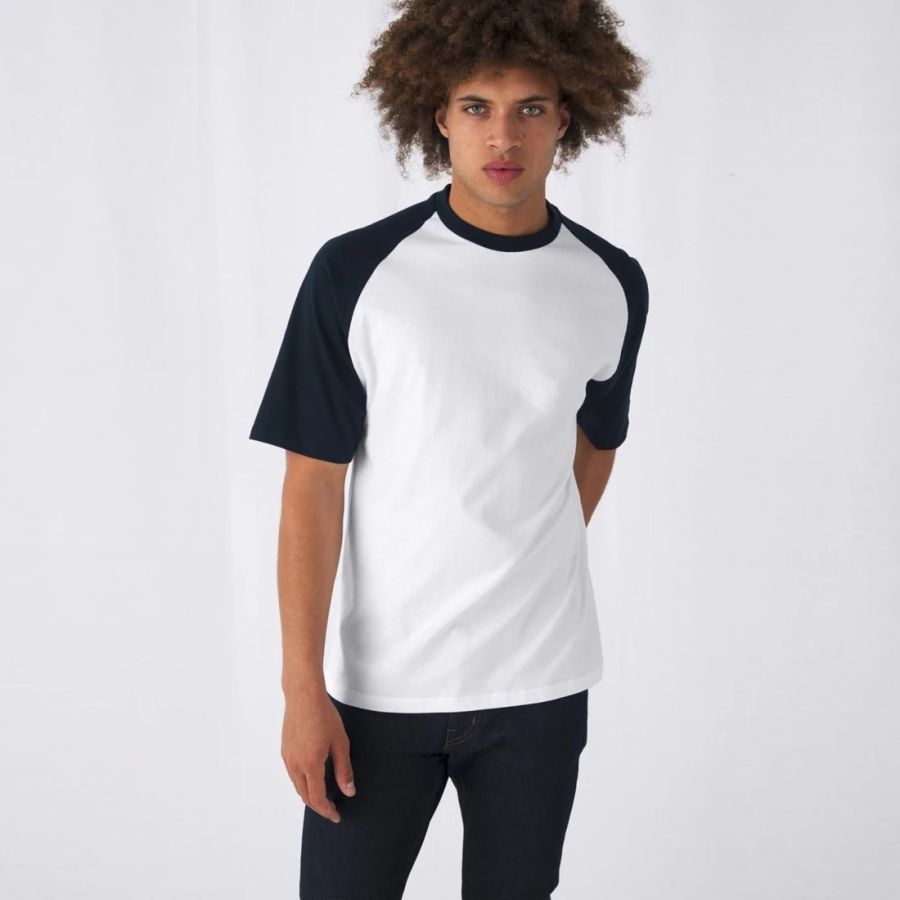 B&C Base-Ball T-Shirt bedrucken | B&C