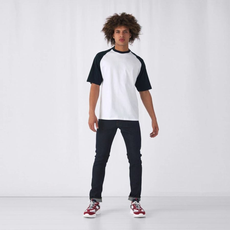 B&C Base-Ball T-Shirt bedrucken | B&C