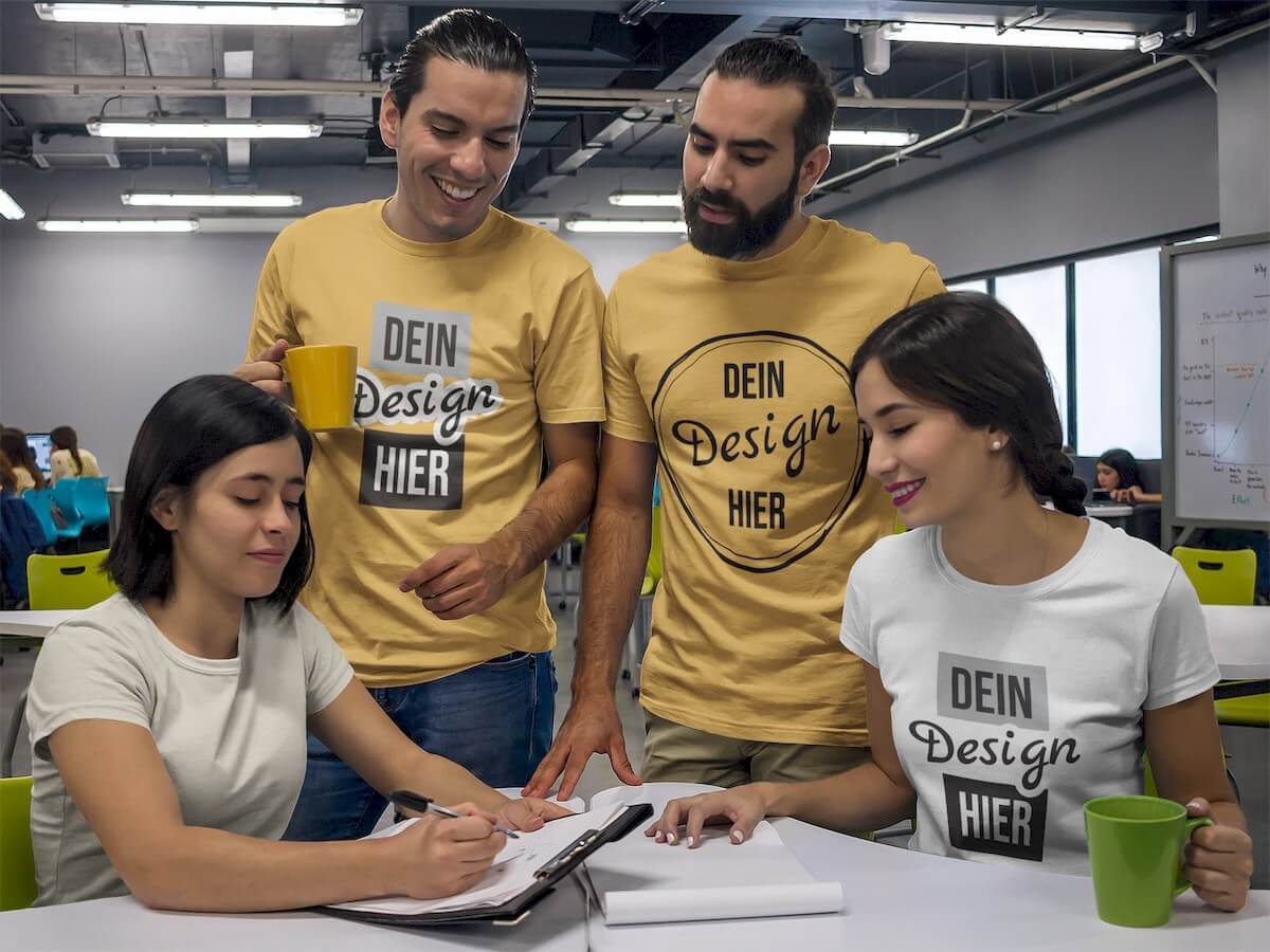 Werbeshirts für Unternehmen bedrucken