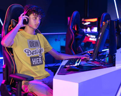 Geschenk für einen Gamer-Bruder - Gamer T-Shirt & Mauspad