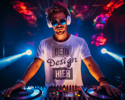 Drucke dein eigenes T-Shirt für DJs und Künstler