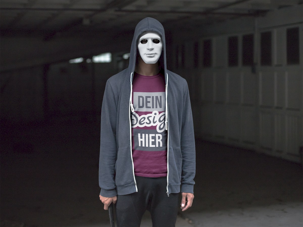 Halloween Kostüm - blutiger T-Shirt bedrucken