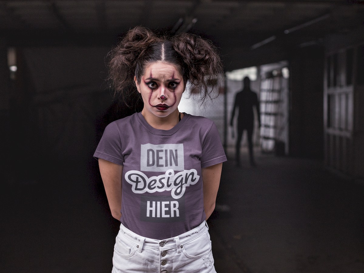Halloween Kostüm - Horror T-Shirt als Hauptpreis bedrucken
