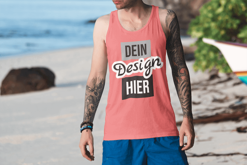 Herren Urlaub-T-Shirt bedrucken