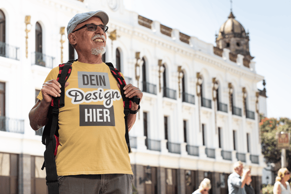 Textilien bedrucken für Opa