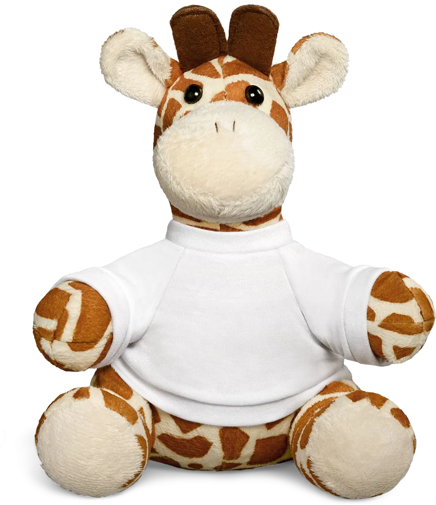 Kuscheltier Giraffe bedrucken