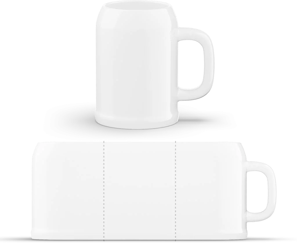 Stein-Bierkrug bedrucken