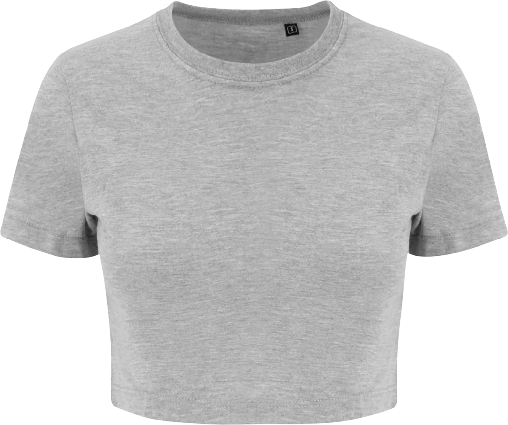 Tri-Blend Cropped T Damen T-Shirt bedrucken