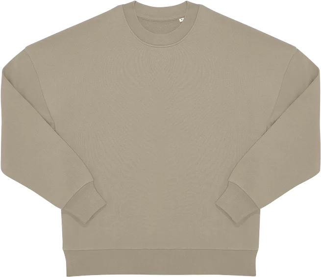B&C Oversized Influence Crew Sweatshirt bedrucken