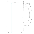 Glas-Bierkrug Größen